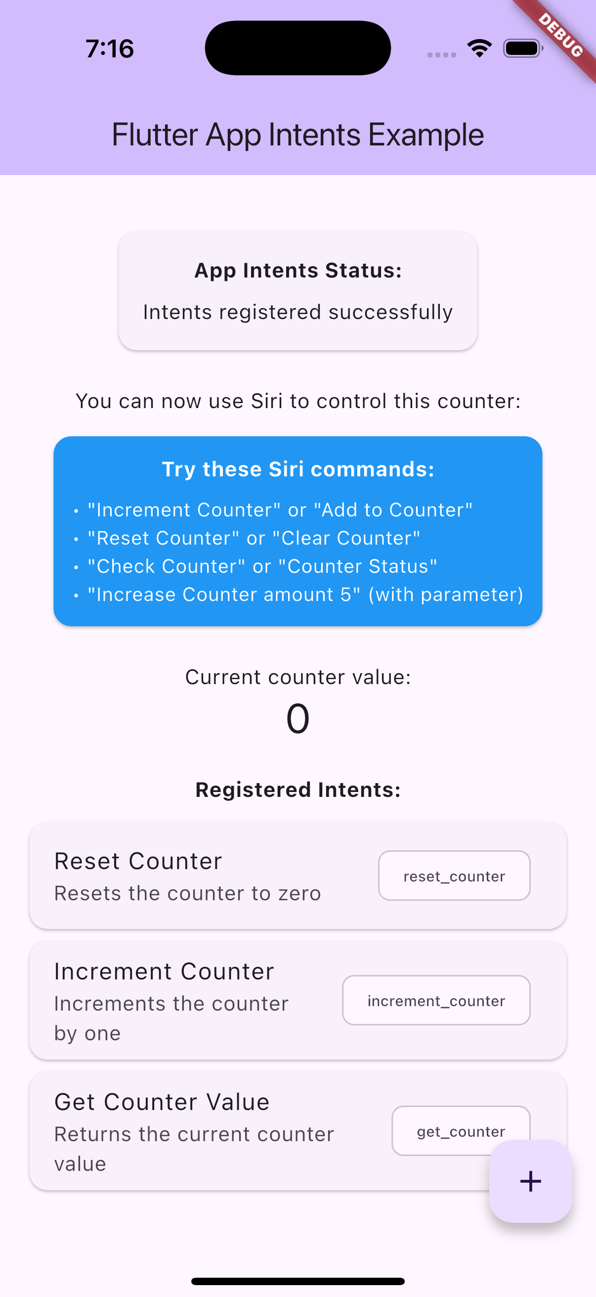 Counter App Interface